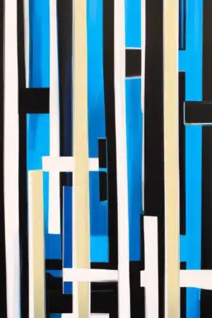 Abstrakte geometrische Linien