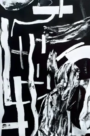 Monochrome Abstraktion