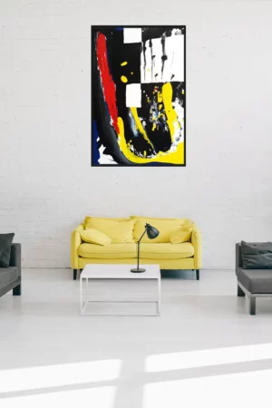 Zeitgenössische Wandkunst Interior