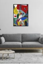 Abstrakte Farbenwelt Interior