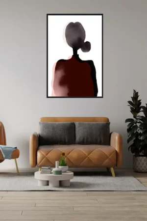 Abstrakte Frauenfigur Interior