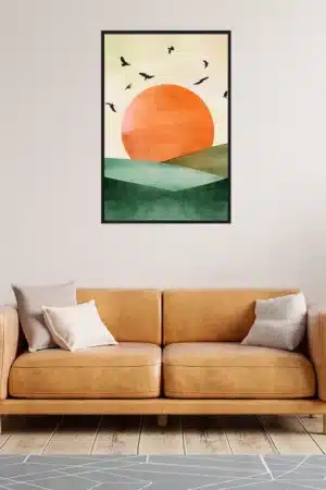 Abstrakte Naturillustration Interior