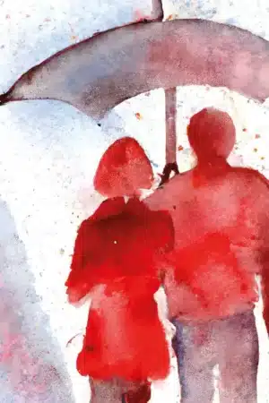 Abstraktes Aquarell