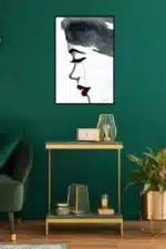 Aquarellbild Interior