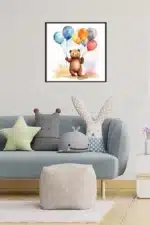 Bär mit Luftballons Interior