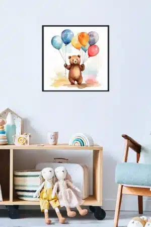 Bär mit Luftballons Interior