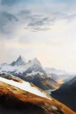Berglandschaft Poster