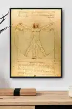 Der vitruvianische Mensch Interior