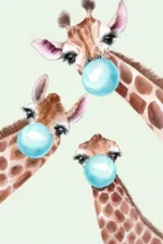 Giraffen Poster