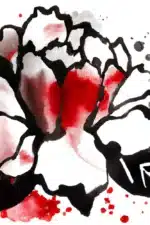 Künstlerisches Blumenmotiv