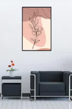 Kunstvolle Linienzeichnung Interior