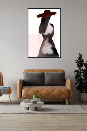 Moderne Aquarellkunst Interior