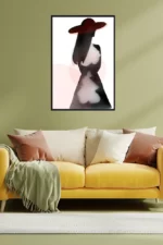 Moderne Aquarellkunst Interior