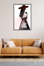 Moderne Aquarellkunst Interior