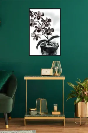 Orchideen in Aquarell Interior