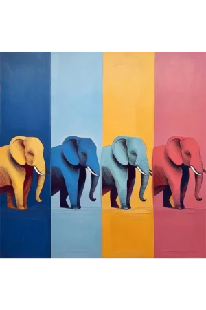 Pop-Art Elefanten