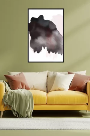 Subtile Aquarellkunst Interior