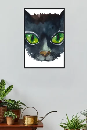 Tierisches Aquarell Interior