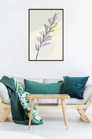 Zeitlose Linienkunst Interior