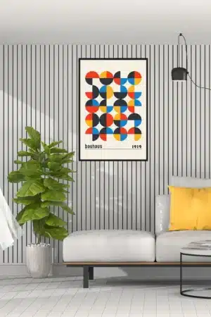 Bauhaus Kreise Poster Interior