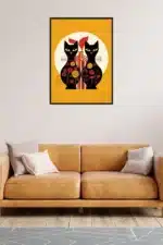Katzen Illustration Interior