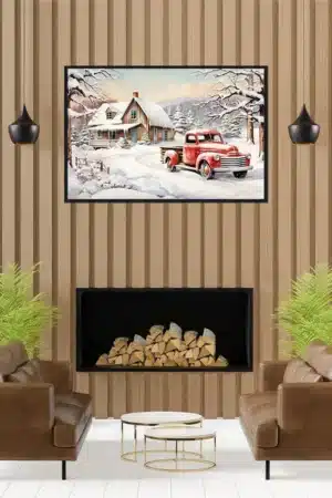 Winterkunst Poster Interior